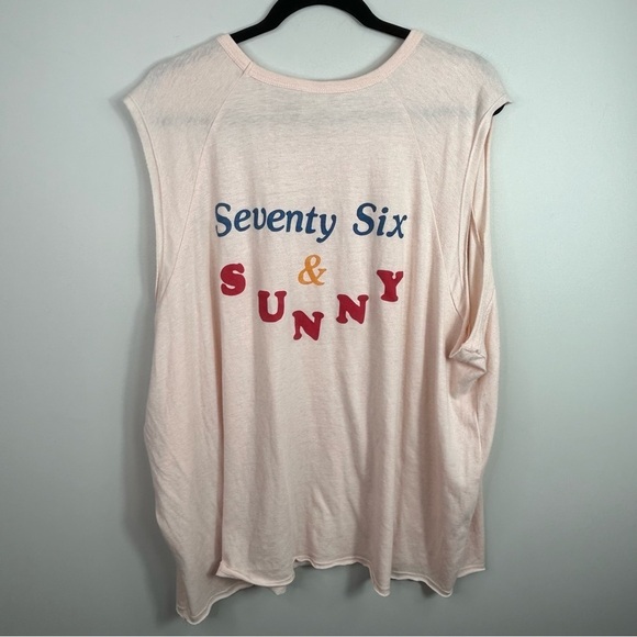 Junk Food pink USA muscle tee size 3X - Picture 2 of 6